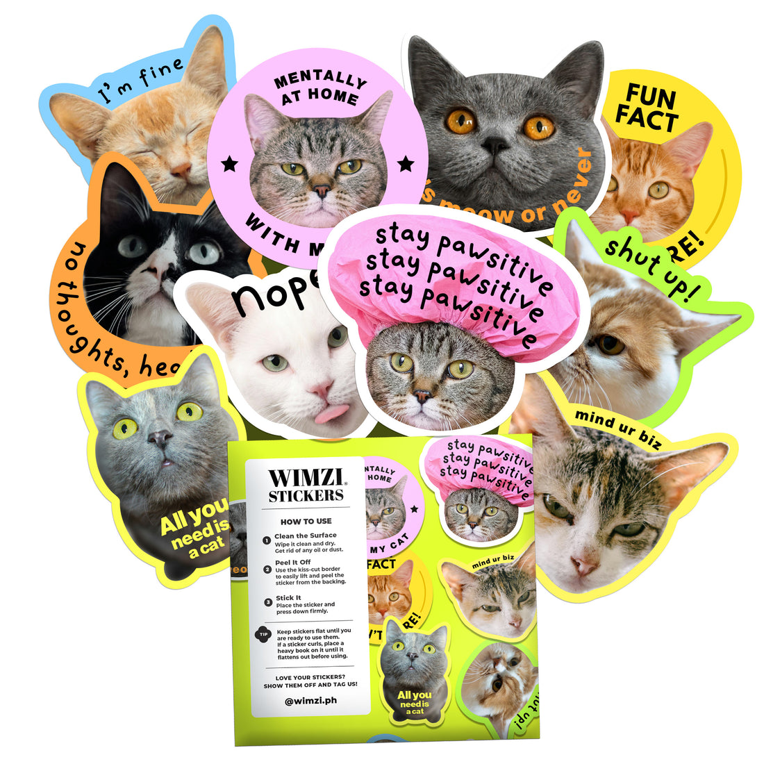 Meow Meow Vinyl Sticker Pack