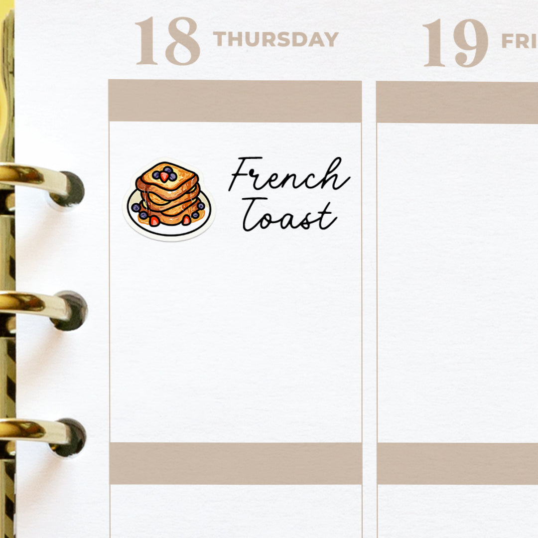 French Toasts Planner Stickers