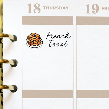 French Toasts Planner Stickers