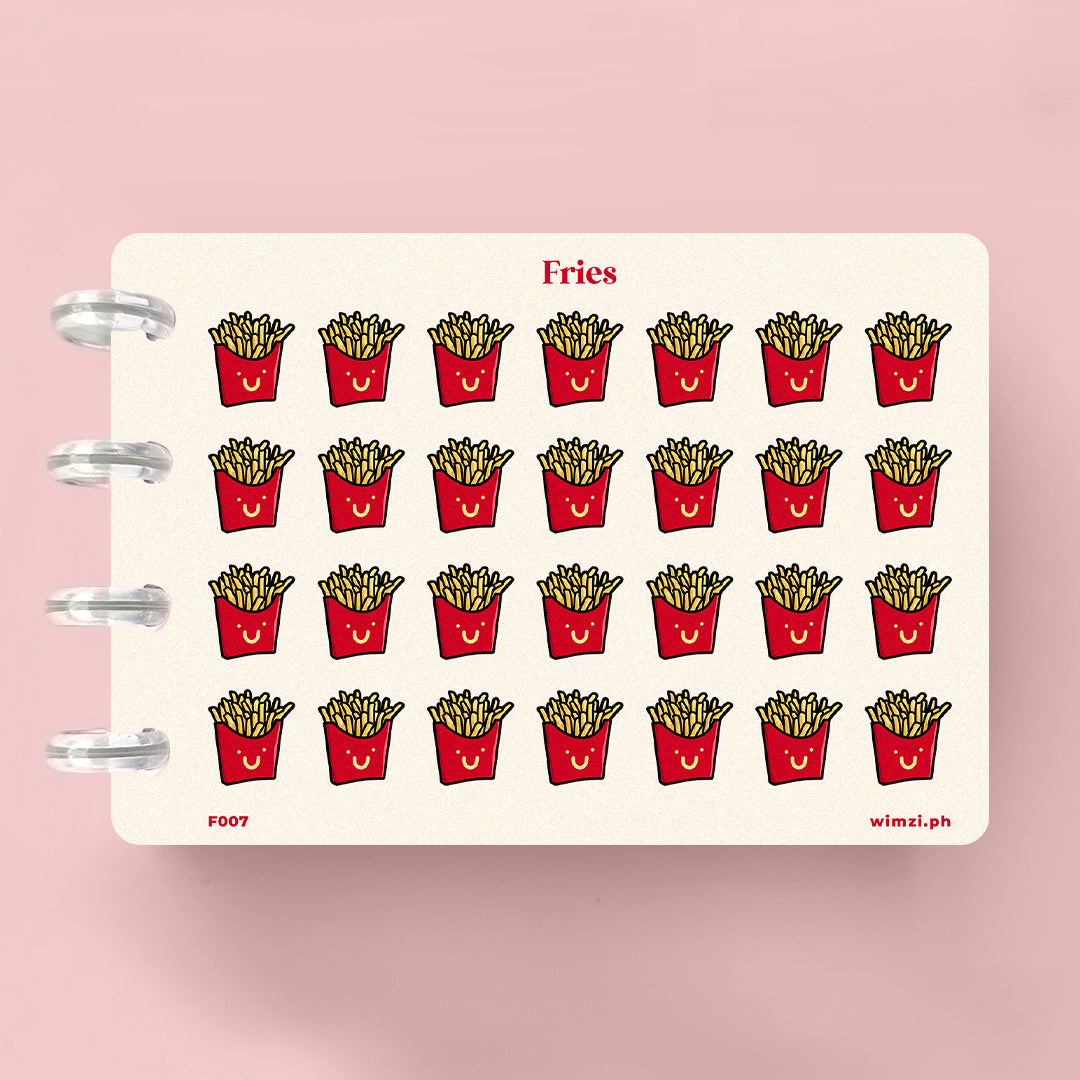 Fries Planner Stickers