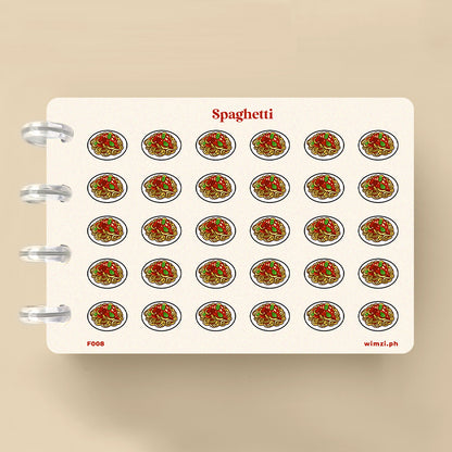 Spaghetti Planner Stickers