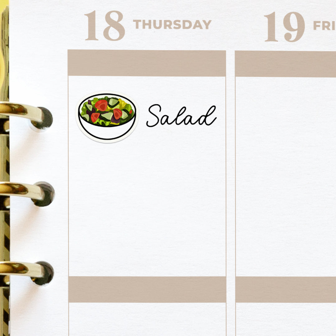 Salad Bowl Planner Stickers