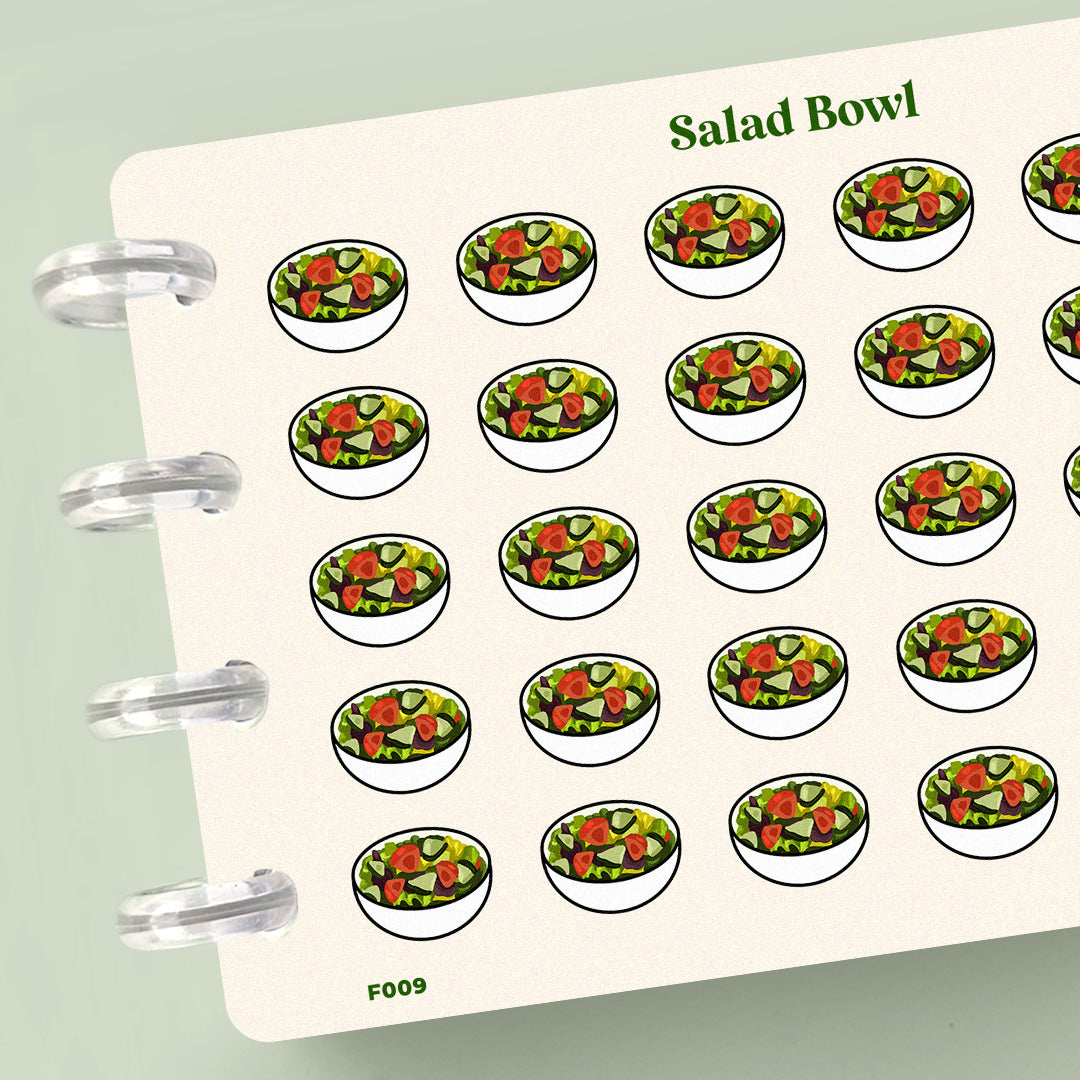 Salad Bowl Planner Stickers