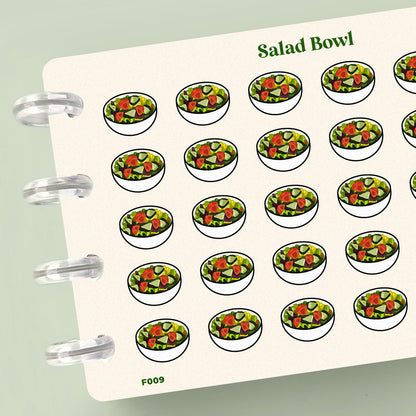 Salad Bowl Planner Stickers