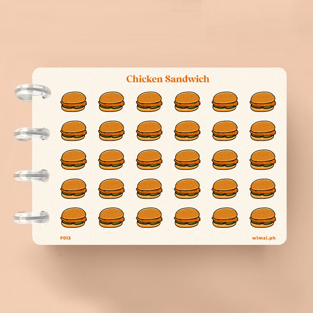 Chicken Sandwich Planner Stickers