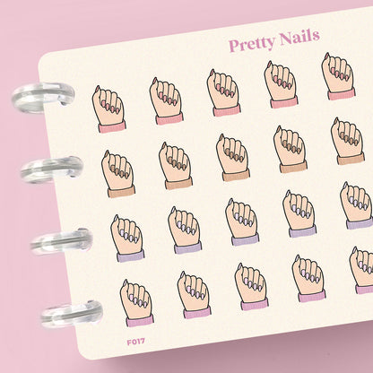 Nail Appointment Planner Stickers