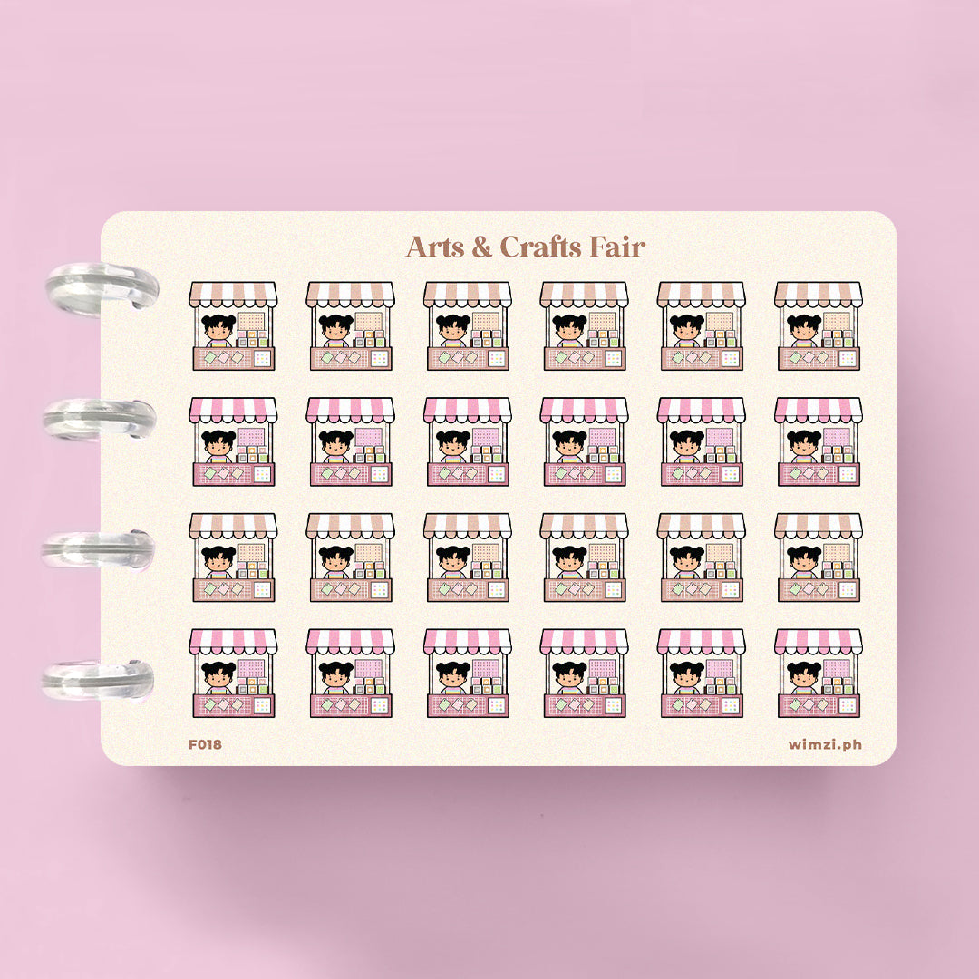 Arts and Crafts Fair Planner Stickers