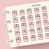 Beddings Planner Stickers