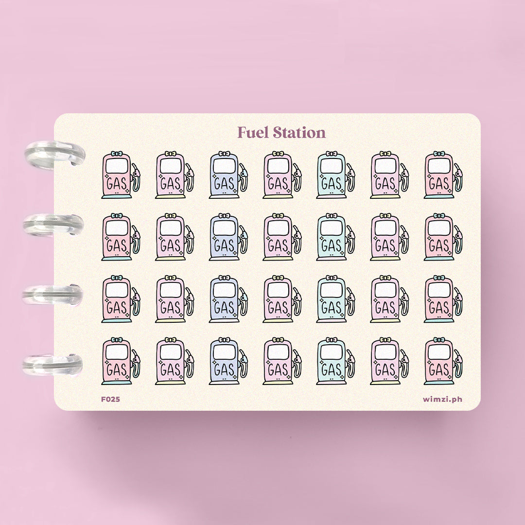 Gas Up Fuel Planner Stickers