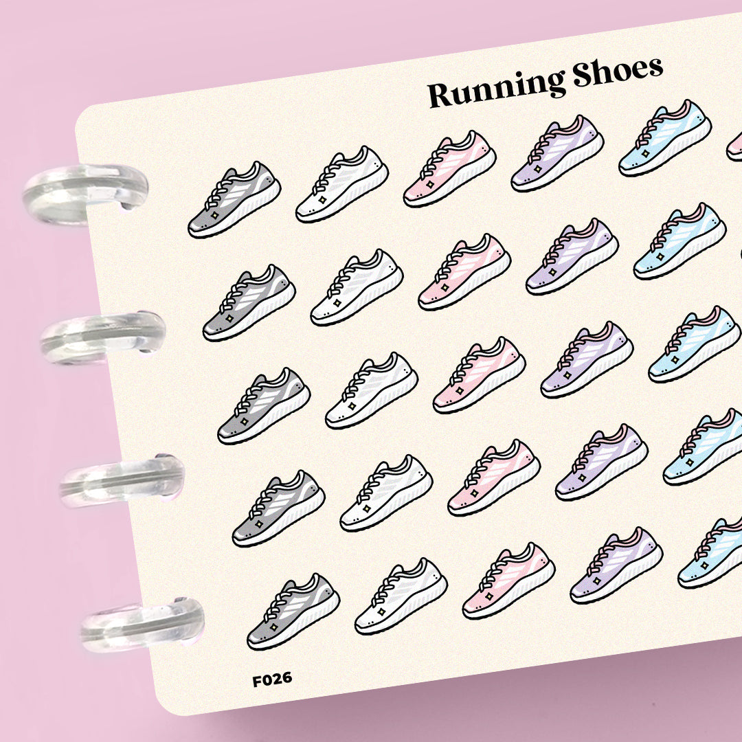 Running Shoes Planner Stickers