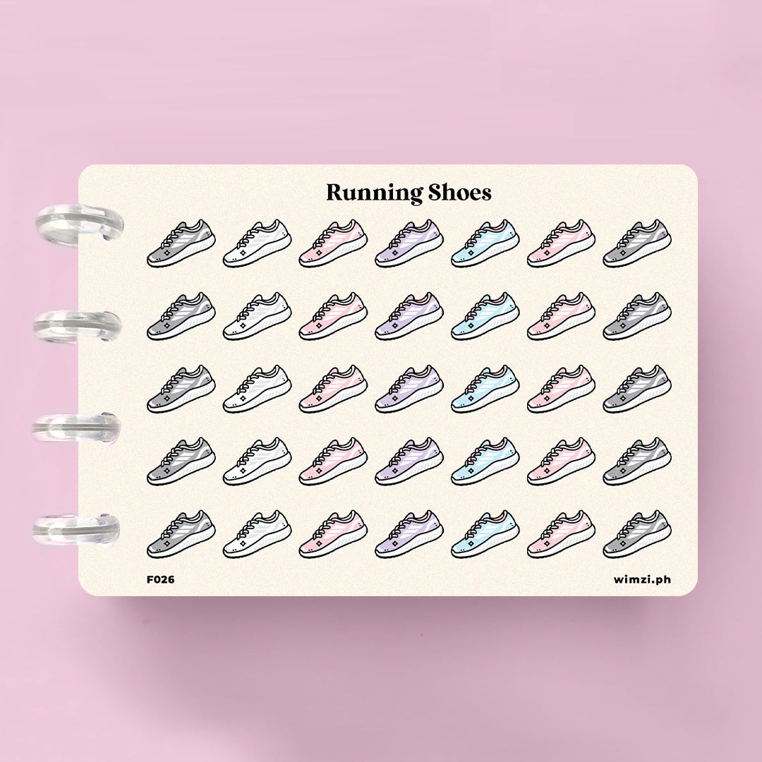 Running Shoes Planner Stickers