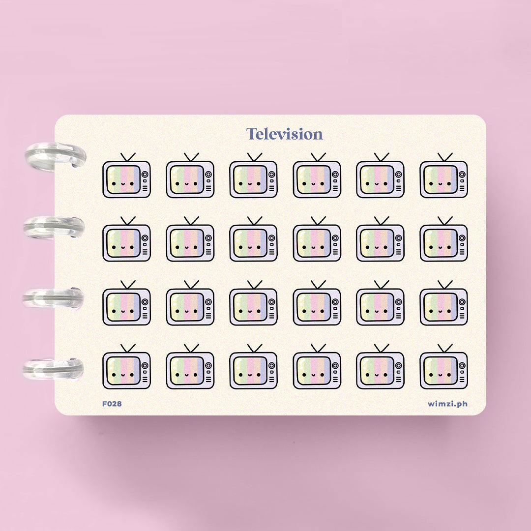 Television Planner Stickers