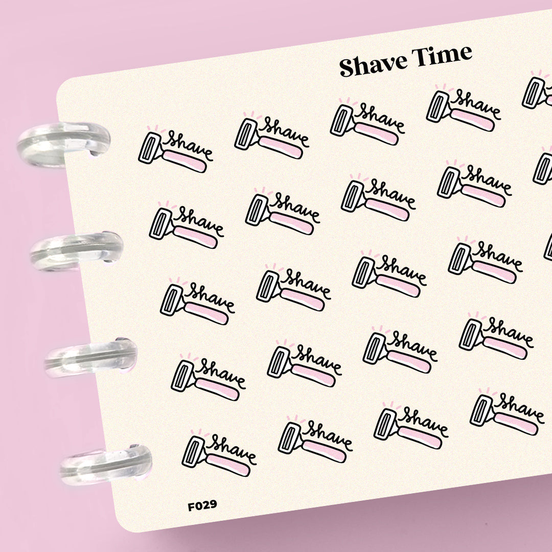 Shave Planner Stickers