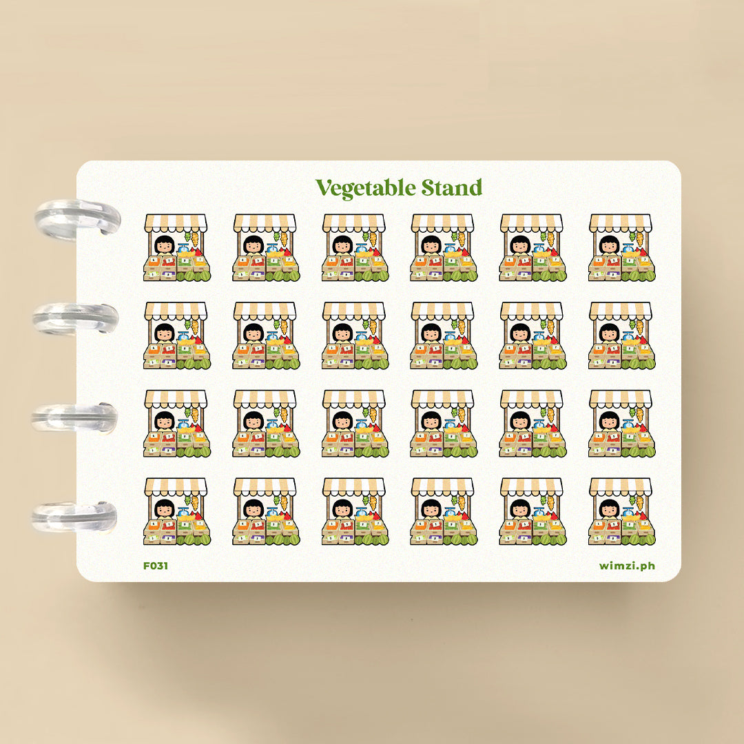 Vegetable Stand Planner Stickers