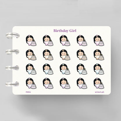 Birthday Girl Planner Stickers