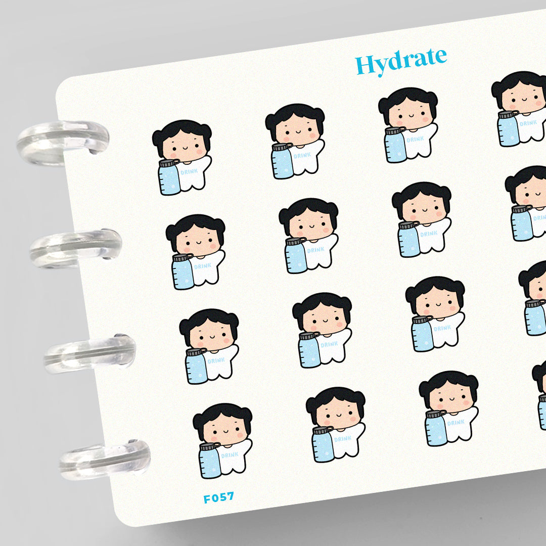 Hydrate Planner Stickers