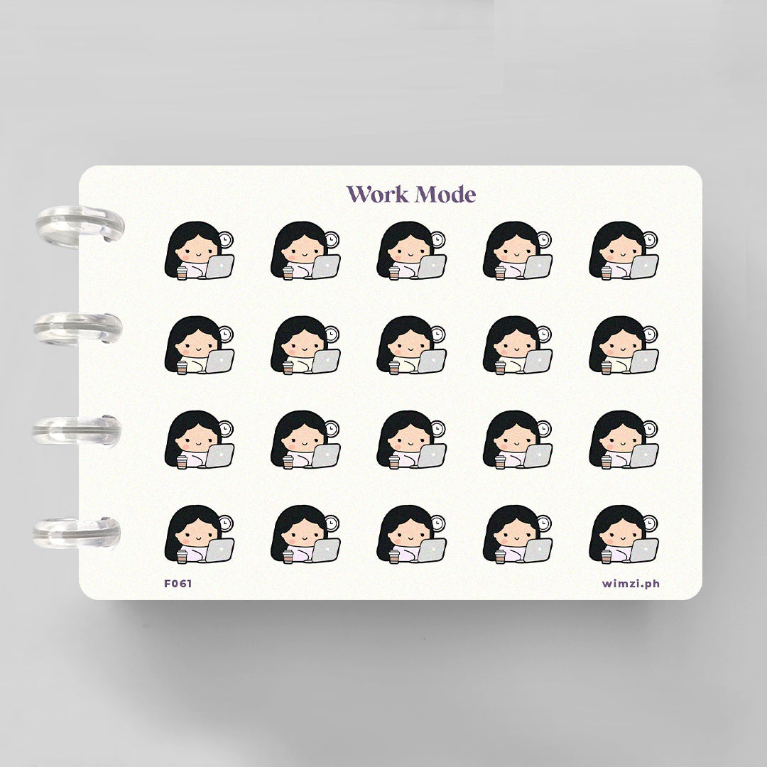 Work Mode Planner Stickers