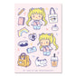Sweet Cat Lady Deco Sticker Sheet