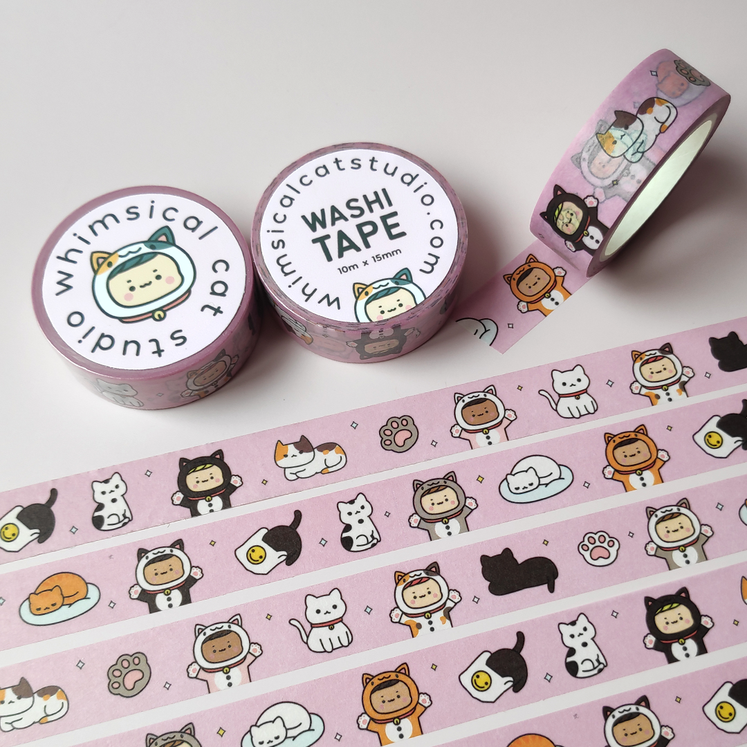 Cat Friends Washi Tape