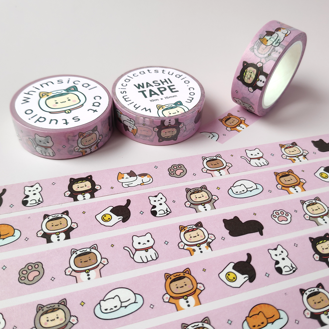 Cat Friends Washi Tape