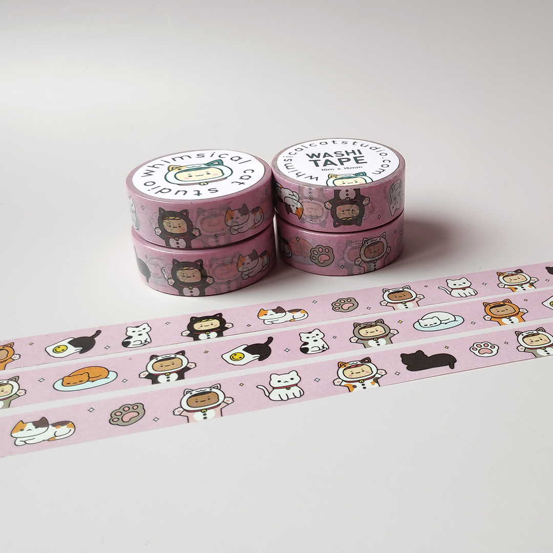 Cat Friends Washi Tape