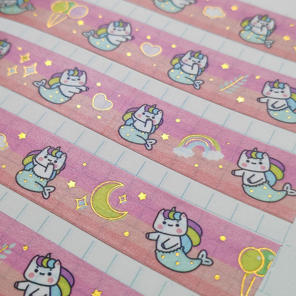 🌈 Mermicorn Foiled Washi Tape