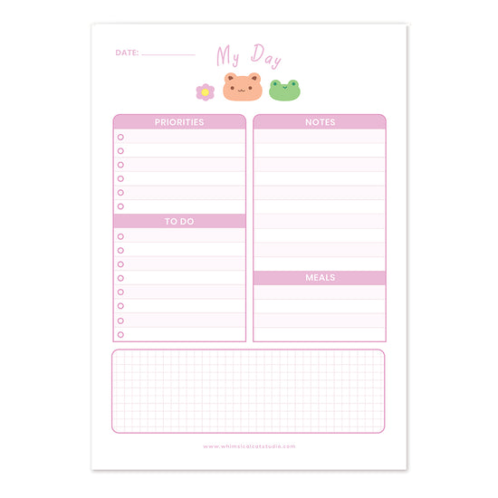 My Day - To Do Printable Digital Download