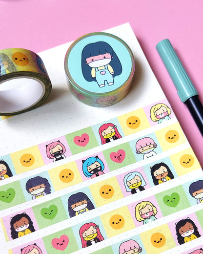 Behind the Mask Washi Tape