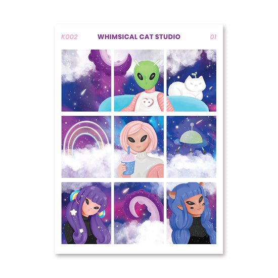 Out of this World Space Queens Weekly Kit